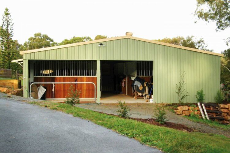 stable building shed